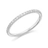 9ct White Gold Diamond Half Eternity Ring - 1/4ct - AGI Certificated - D66100