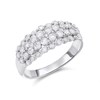 9ct White Gold 1 Carat Diamond Band Ring - D66133