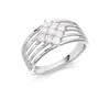 9ct White Gold Diamond Band Ring - 1/2ct - D68119