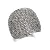 9ct White Gold 2 Carat Pave Set Diamond Band Ring - D6872