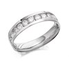 9ct White Gold Diamond Half Eternity Ring - 1/2ct - D71100
