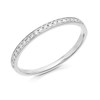 9ct White Gold Diamond Half Eternity Ring - 16pts - D71227