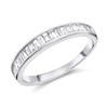 9ct White Gold Diamond Half Eternity Ring - 1/2ct - D72231