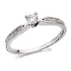 9ct White Gold Diamond Ring - 1/4ct - D7740