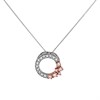 One In A Million 9ct Two Colour Gold Pink Diamond Necklace - 15pts - D78913
