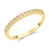 9ct Gold Diamond Half Eternity Ring - 10pts - D80107