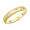 9ct Gold Diamond Band Ring - 15pts - D80137