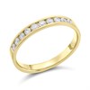 Polar Fire 9ct Gold Diamond Half Eternity Ring - 1/3ct - D80261
