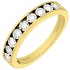 9ct Gold Diamond Half Eternity Ring - 15pts - D80264