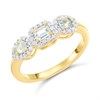 9ct Aquamarine And Diamond Ring - D8330