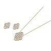 9ct Gold Diamond Necklace And Earring Gift Set - 1/3ct - D8614
