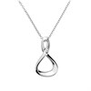 Hot Diamonds DP370 Silver Diamond Entwine Eternal Twist Necklace - D9116