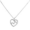 Hot Diamonds DP466 Silver Diamond Forever Heart Necklace - D9118