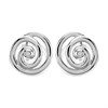 Hot Diamonds DE306 Silver Eternity Spiral Stud Earrings - D9128