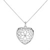 Hot Diamonds DP314 Silver Diamond Levanter Heart Necklace - D9141
