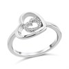Hot Diamonds DR201 Silver Adorable Encased Ring - D9146