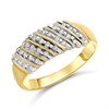9ct Pave-Set Diamond Band Ring - D9296