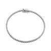 9ct White Gold 1 Carat Diamond Tennis Bracelet - D95124