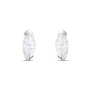 Silver Marquise CZ Stud Earrings - F04211