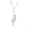 Silver Angel Wings Necklace - F3362