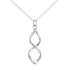 Silver Twist Necklace - F3394
