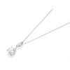 Silver Cubic Zirconia Necklace - F3567