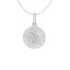 Silver St. Christopher Necklace - F4513