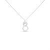 Fiorelli Silver CZ Linked Hexagon Pendant - F66191