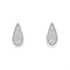 Fiorelli Silver CZ Teardrop Stud Earrings - F66241