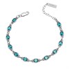 Fiorelli Silver Aqua Crystal Bracelet - F66243