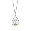 Fiorelli Gold Plated Silver CZ Teardrop Necklace - F66246