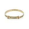 Disney Sterling Silver Winnie The Pooh Gold Plated Bangle - F67132