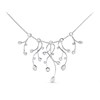 Elements Silver Pearl And Cubic Zirconia Necklace - F6831