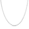 Silver Polished Pebble Necklace - F8821