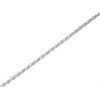 Silver 2mm Wide Diamond Cut Rope Chain - 18in - F8949