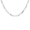Silver 4mm Wide Figaro Chain - 22in - F9312