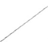 Silver 1.5mm Wide Diamond Cut Twisted Curb Chain - 24in - F9403