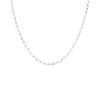 Silver 2.5mm Wide Paper Link Chain - 18in - F9517