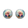 9ct Gold 6mm Crystal Ball Stud Earrings - G01116
