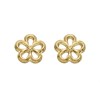 9ct Gold Daisy Stud Earrings - 5mm - G0168