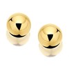 9ct Gold Ball Stud Earrings - 6mm - G0286