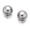 9ct White Gold Ball Stud Earrings - 5mm - G0692