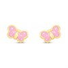 9ct Gold Butterfly Stud Earrings - G0856