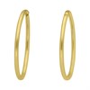 9ct Gold Hoop Earrings - 14mm - G2460