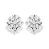 9ct White Gold Cubic Zirconia Stud Earrings - 5mm - G27115