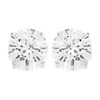 9ct White Gold Cubic Zirconia Stud Earrings - 6mm - G27117