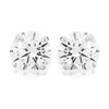 9ct White Gold Cubic Zirconia Stud Earrings - 7mm - G27118
