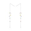 Sif Jakobs Silver Princess Chain Pull Through Earrings - J02134