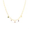 Sif Jakobs Gold Plated Silver Rimini Multi Drop Necklace - J02137