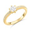 Sif Jakobs Gold Plated Silver Ellera Uno Grande Ring - J02155